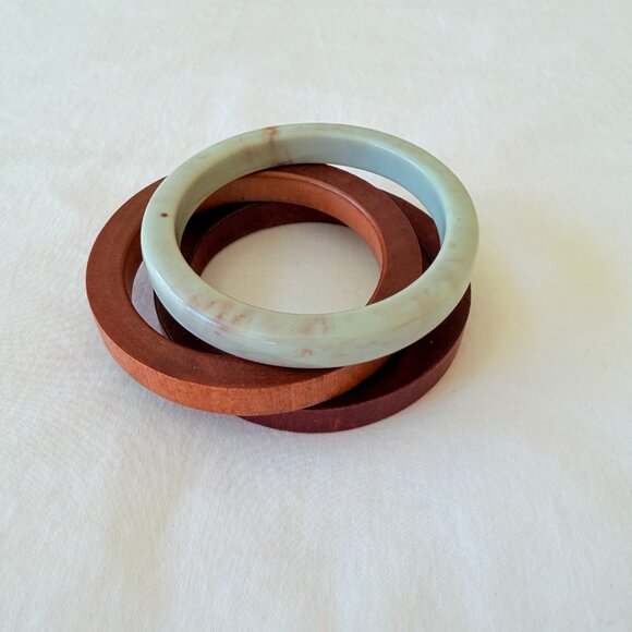 Zara Stackable Bangles (Set of 3) - Picture 6 of 7